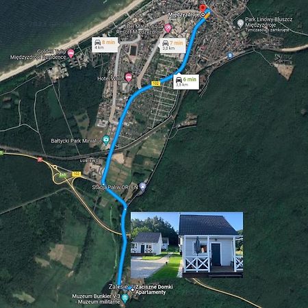 Zaciszne Domki Apartamenty ミエンジズドロイェ エクステリア 写真