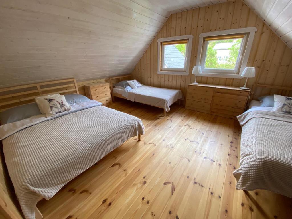 Zaciszne Domki Apartamenty ミエンジズドロイェ エクステリア 写真